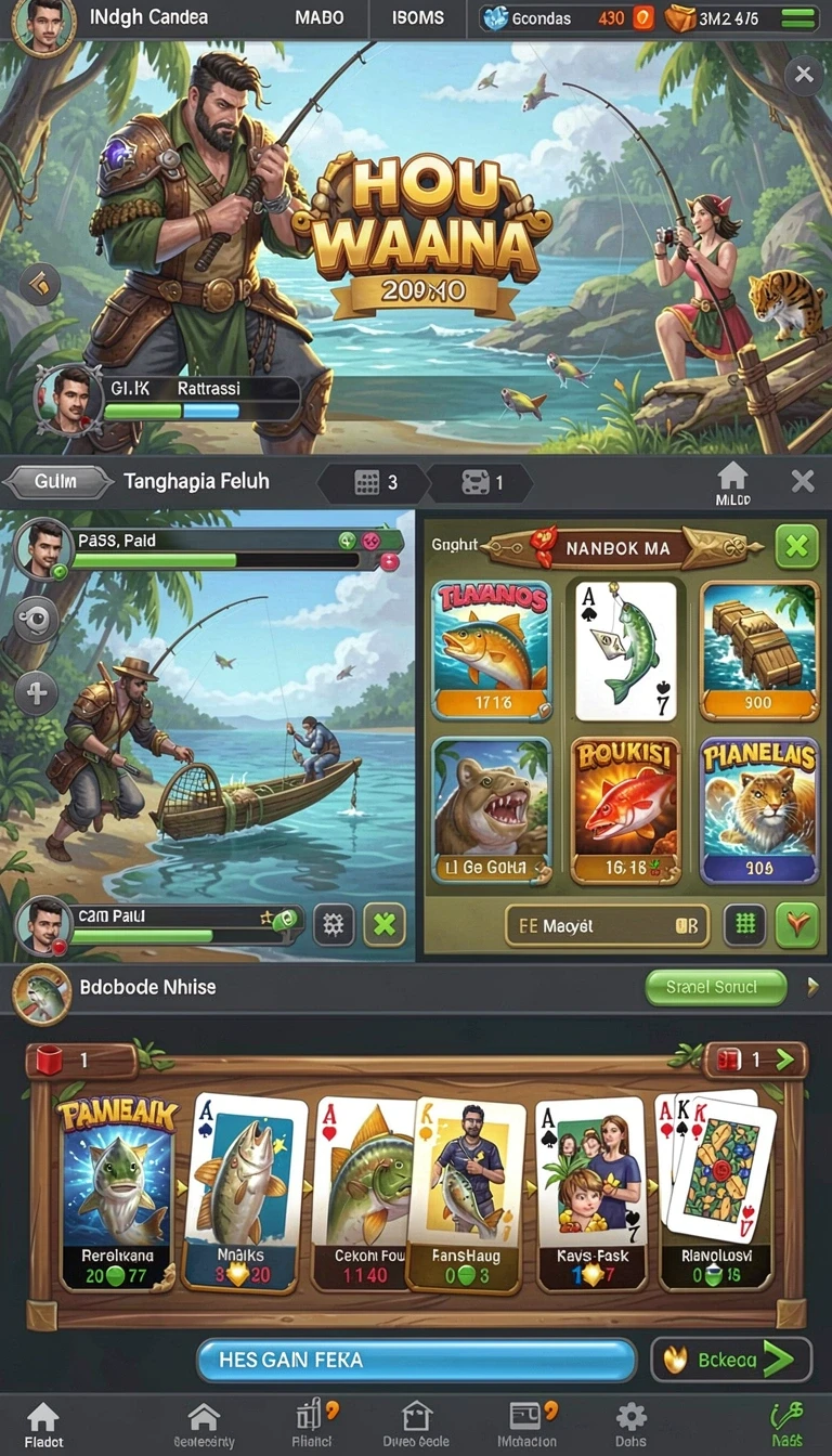 Beragam pilihan permainan menarik dalam aplikasi 666j App APK Terbaru.